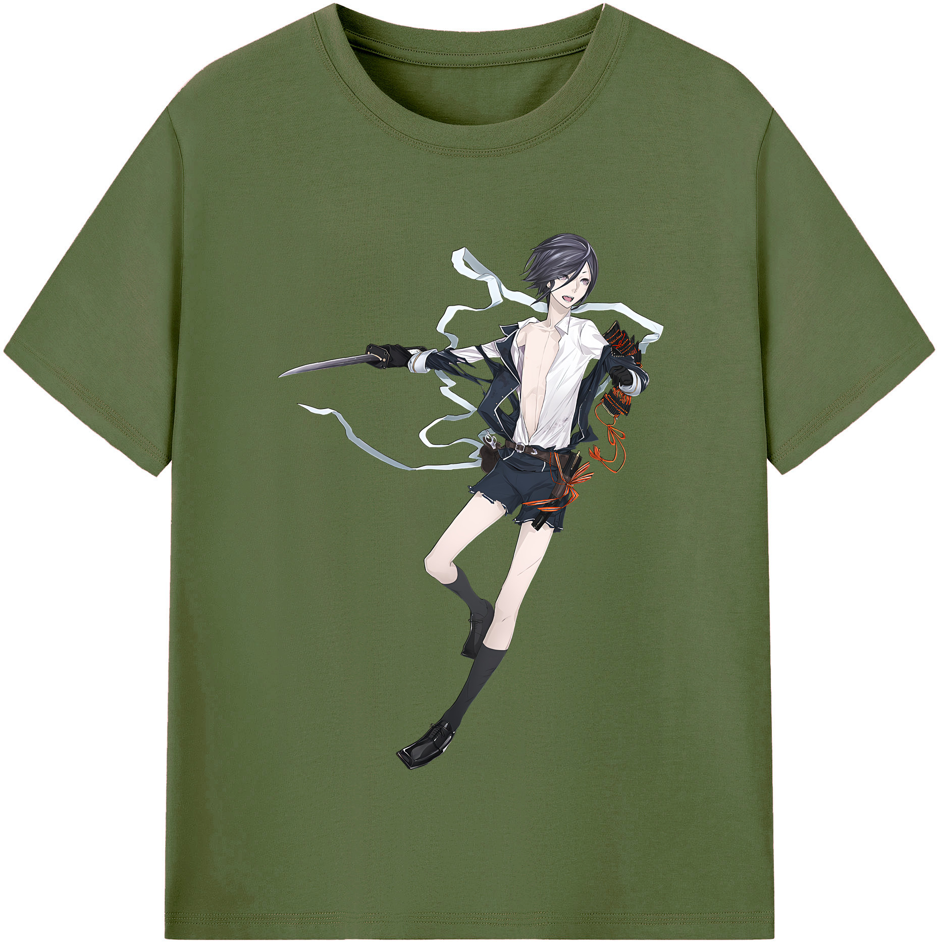 （画像用） 刀剣乱舞 Touken Ranbu 綿100％半袖Tシャツ（フロントプリント）